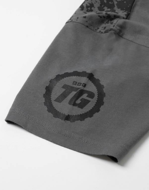 Top Gear Unisex Grey Track Life Short Sleeved T-Shirt