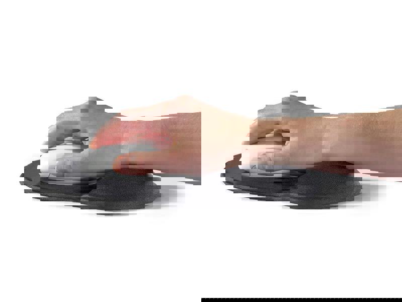 Durable ERGOTOP Soft Touch Mouse Mat with Gel Support Wrist Rest Pad | Grey