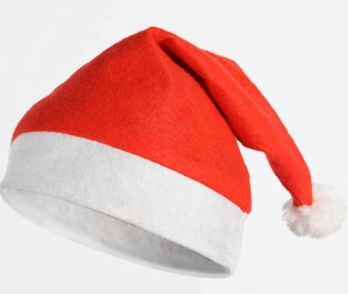 Adult Size Christmas Felt Santa Hat Costume Accessories Pack of 12 for Parties and Displays image 4