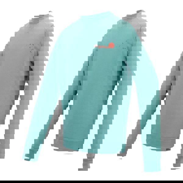 Regatta Mens Nithsdale Back Print Sweatshirt - Arctic Green - 