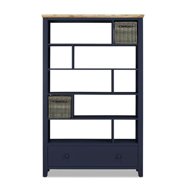Statement Furniture Florence Room Divider Shelving Storage with Drawer, Fully Assembled