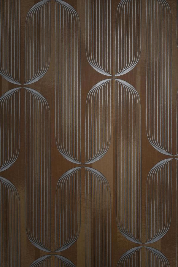 Elle Decoration By Erismann Orbit Lines Geometric Wallpaper