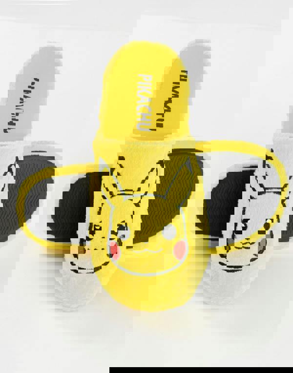 Pokemon Unisex Yellow Pikachu Mule Slippers