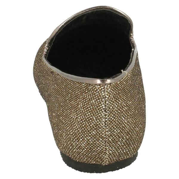 Cutie Girls Cutie Slip On Glitter Ballerina Shoes H2253