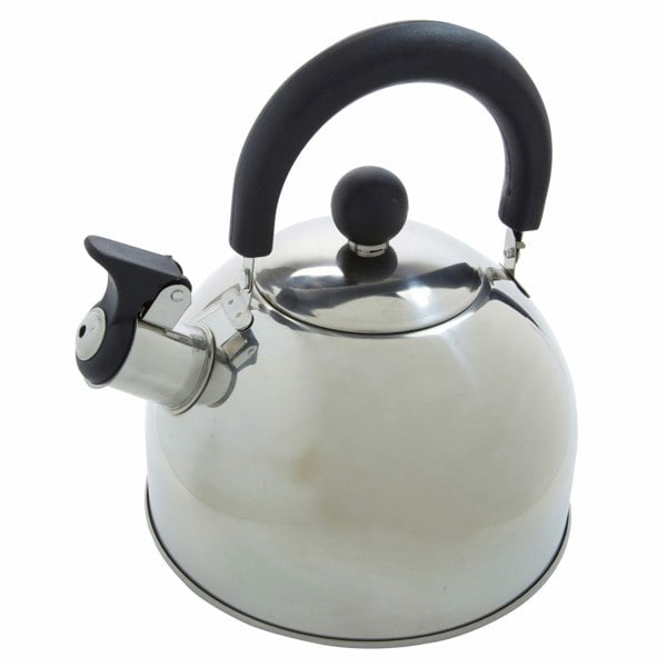 Regatta Great Outdoors Compact 2L Whistle Kettle - Silver