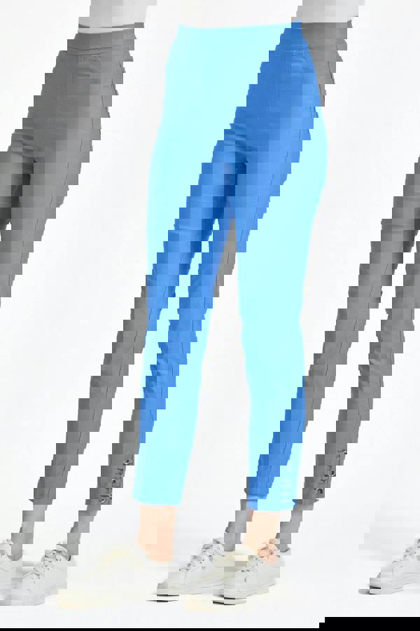 Mudflower Eyelet Detailed Bengaline Stretch Trousers