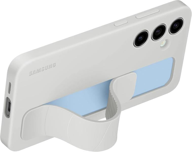 Samsung Galaxy S24 FE Standing Grip Cover Grey - EF-GS721CJEGWW