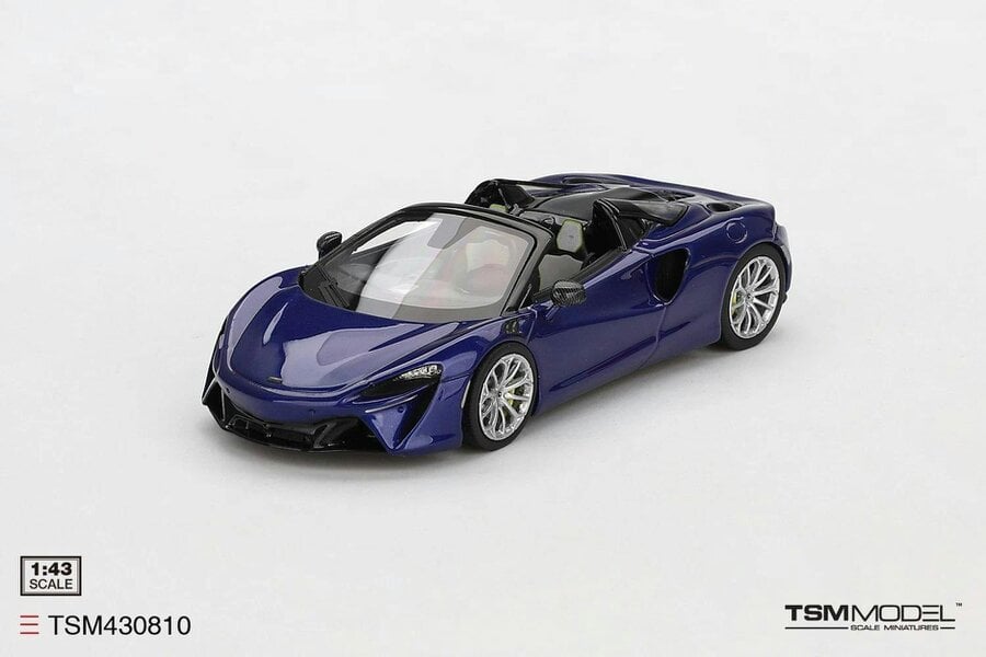 MCSlots McLaren Artura Spider Tanzanite Blue 1:43 Scale TSM430810