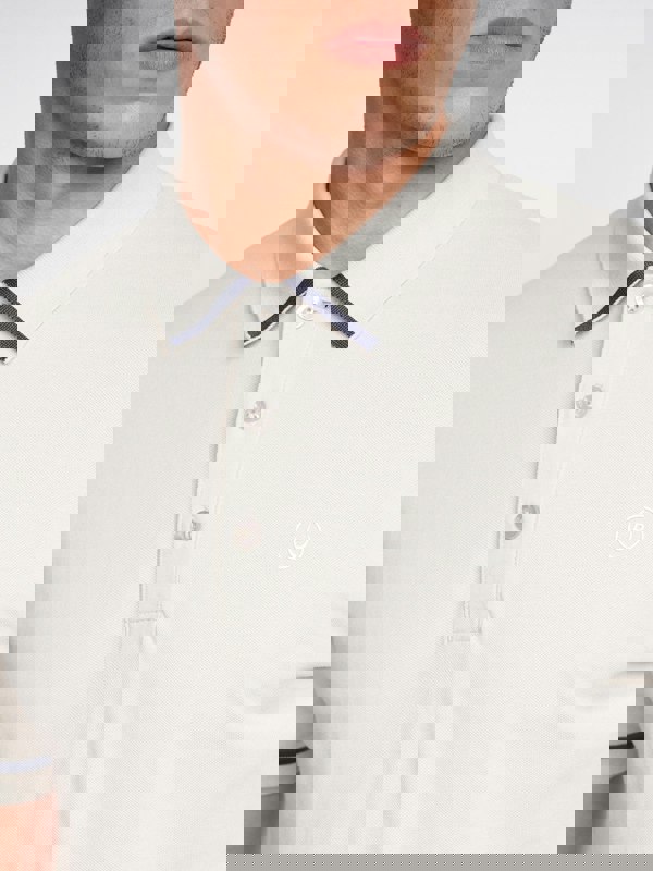 Duck and Cover Trippere Polo Off White