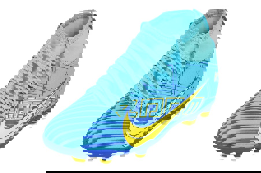 Nike Junior Superfly 9 Club Km Fg/Mg Football Boots Do9789 400 - Baltic Blue White 400 - Photo 0