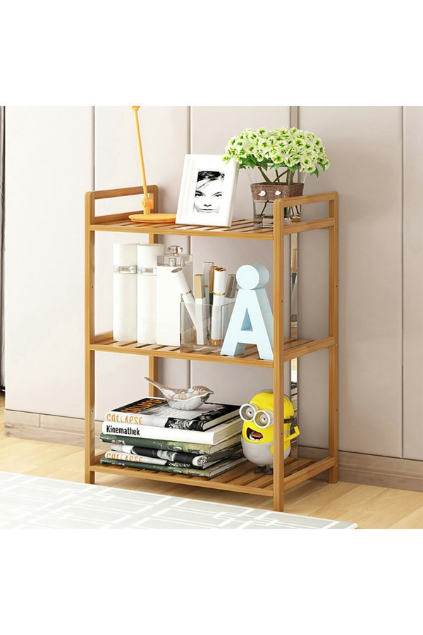 Living and Home 3 Tier Wood Audriel Bookcase