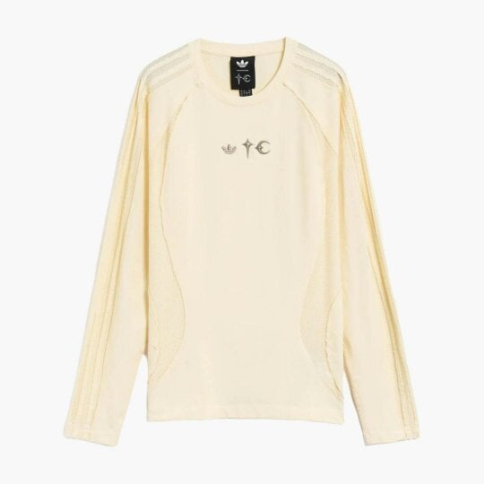 Adidas Teamgeist Long Sleeve Tee Cream White