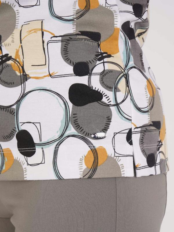 TIGI Mod Eco Abstract Print Top