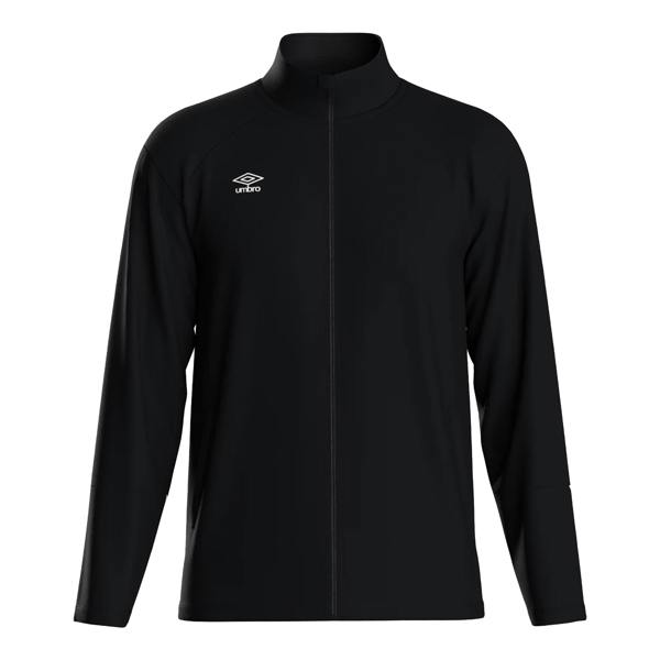 Umbro Mens Total Training Knitted Track Jacket - Black/White - 