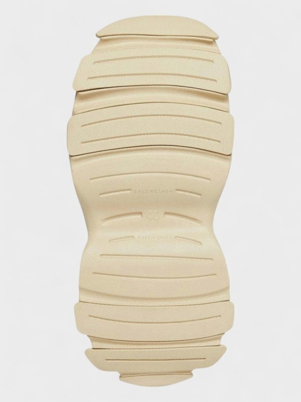 Balenciaga HD Caged Lace Up Sneakers Taupe
