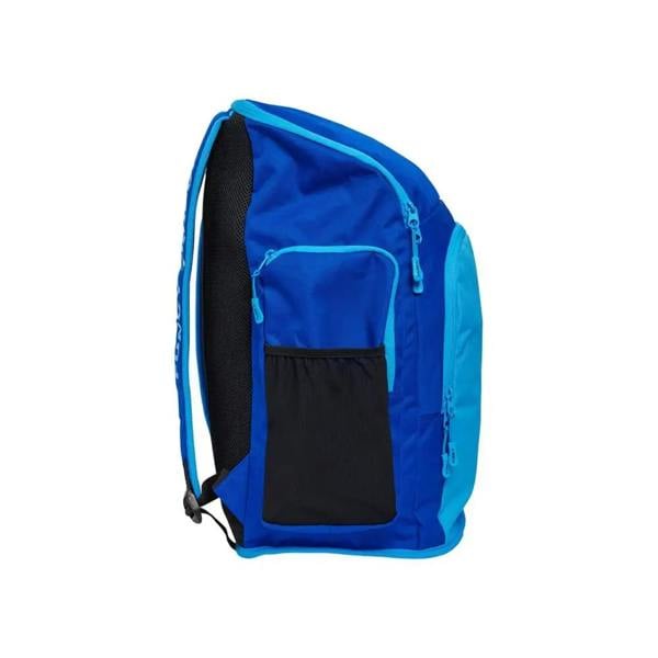 Blue Funky Trunks Pressure Point Space Case backpack with teal accents