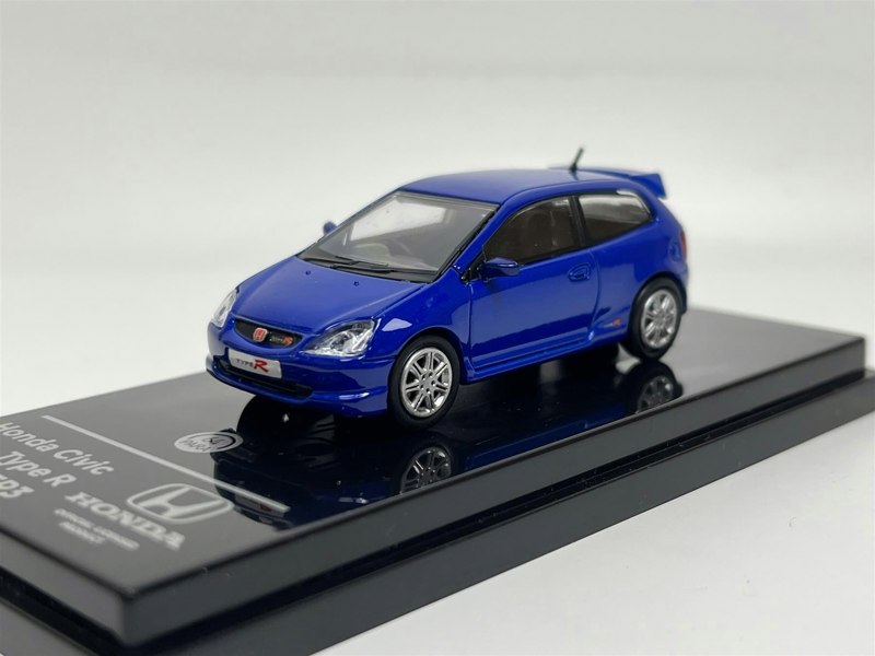 Paragon Honda Civic 2001 Type R EP3 Vivid Blue Pearl RHD 1:64 Paragon 65346