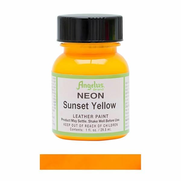Angelus Neon Leather Paint for Sneaker Customs and Shoes 1oz