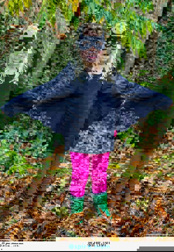 Organic Batwing T-Shirt & Mask Costume Set - Toby Tiger