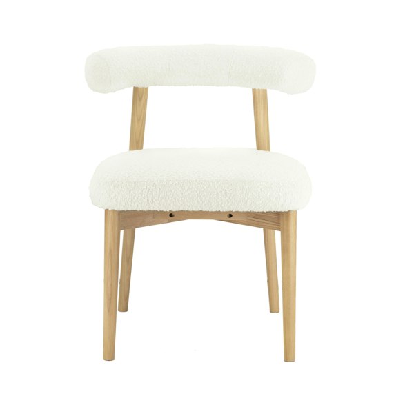 Furniture Edit Spara Cream Boucle Side Chair