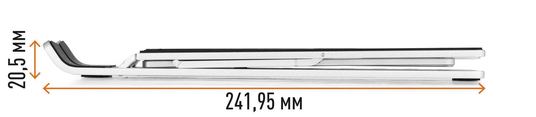 Durable Premium Aluminium Foldable Laptop Stand Rise | Contemporary and Portable