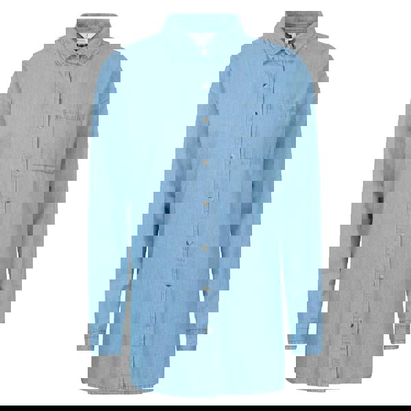 Mountain Warehouse Womens/Ladies Santiago Oversized Shirt - Pale Blue