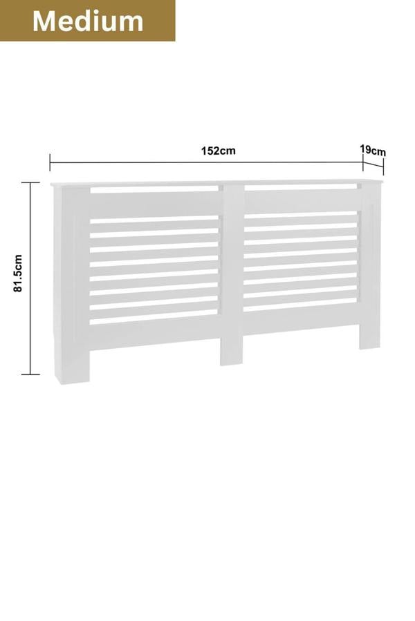 Groundlevel Wooden Radiator Cover