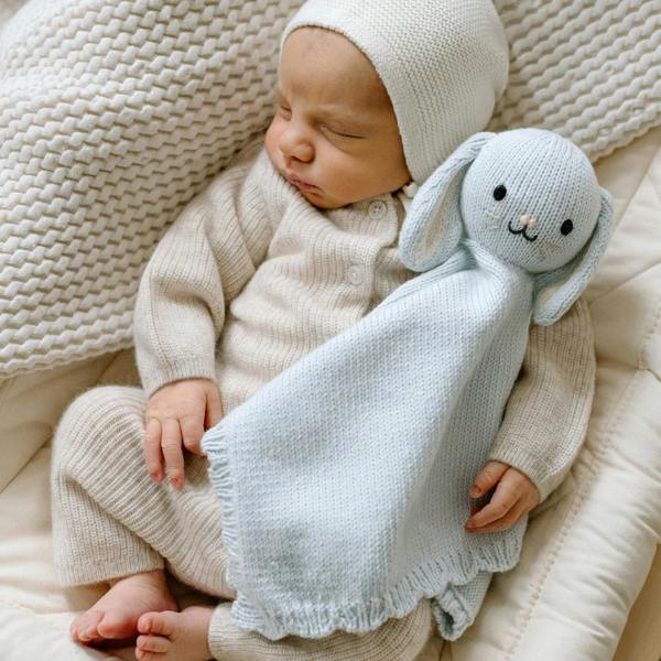 cuddle+kind - Lovey Collection - Baby Bunny - Blue