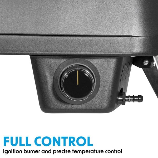 12" Portable Gas Pizza Oven & Regulator Set Includes Outdoor Cover & Peel Paddle - LoopsDirect