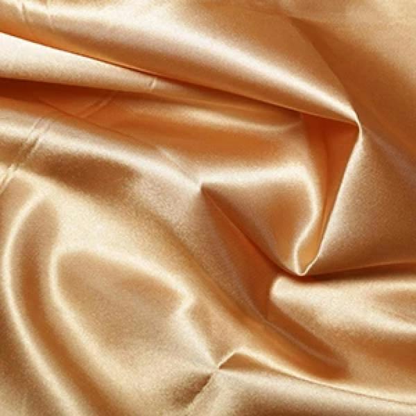 Minerva Core Range Premium Soft Liquid Satin Dressmaking Fabric per metre, 150cm / 59" Wide - Gold
