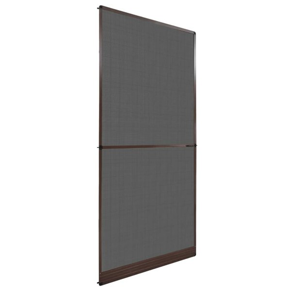 Berkfield Brown Hinged Insect Screen for Doors 100 x 215 cm