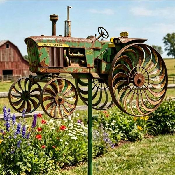 Leaper Rotatable Windmill Stake for Garden Decoration