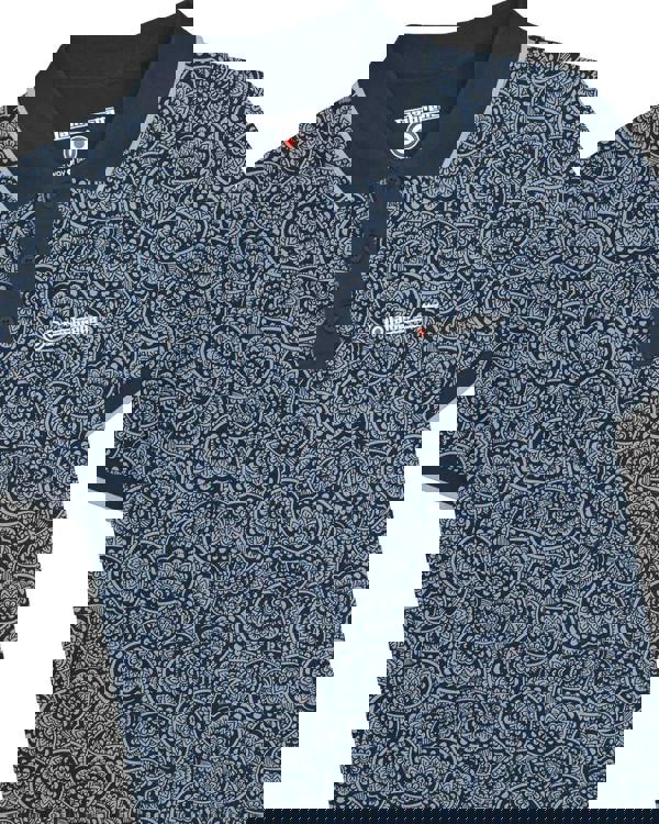 Lambretta Mens Classic Paisley Tonal Mod Retro Ska Casual Polo