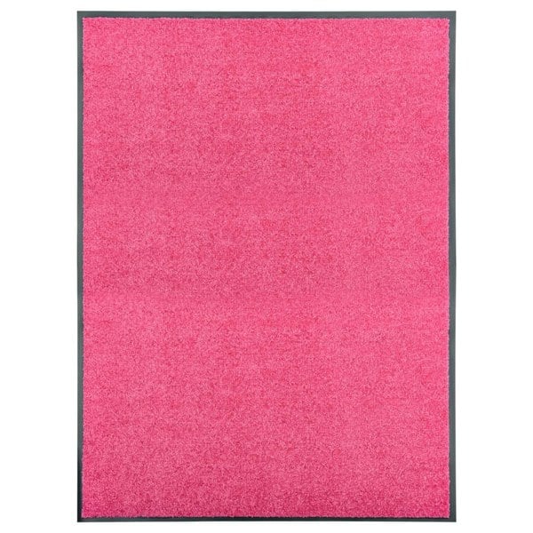 Berkfield Doormat Washable Pink 90x120 cm