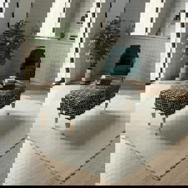 Handmade Intricate Stitched Ottoman Seating – Premium Storage Bench & Coffee Table - ISTOOLS