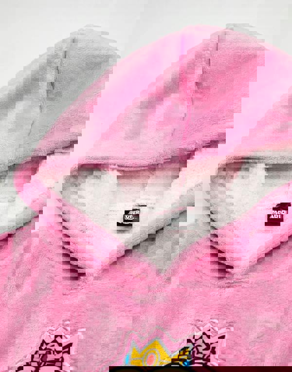 Nintendo Girls Pink Princess Peach Blanket Hoodie