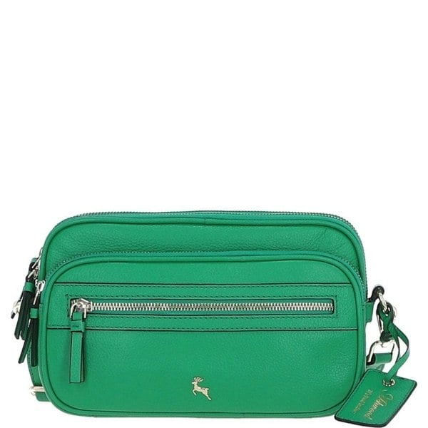 'Sogno di Cuoio' Compact Twin Zip Crossbody Bag: X-35