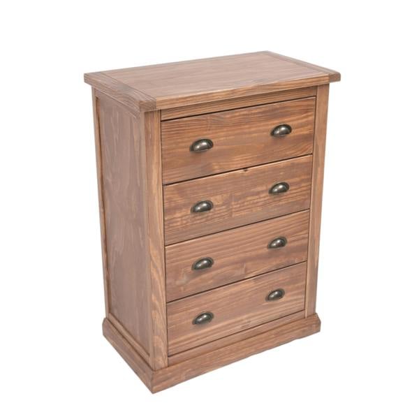 Cabinet Bits Tirolo 4 Drawer Chest of Drawers Brass Cup Handle