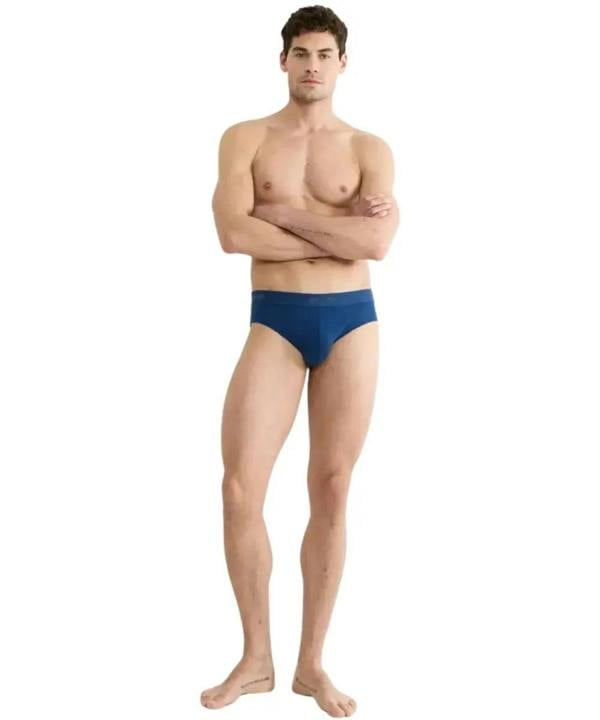 Sloggi 2-Pack SLG Base Briefs, Blue/Charcoal