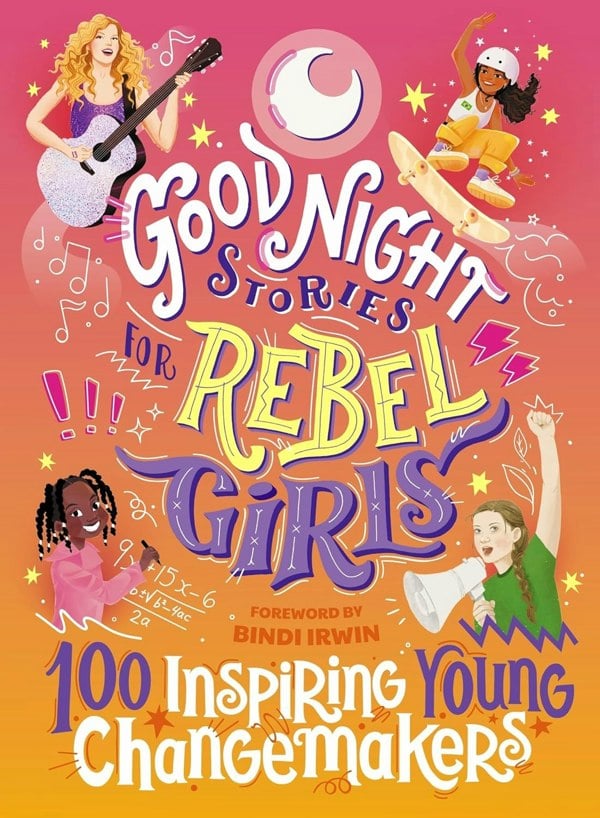 Good Night Stories for Rebel Girls 2 Books 100 Inspiring Young Changemakers, 100 Immigrant Women Who Changed the World