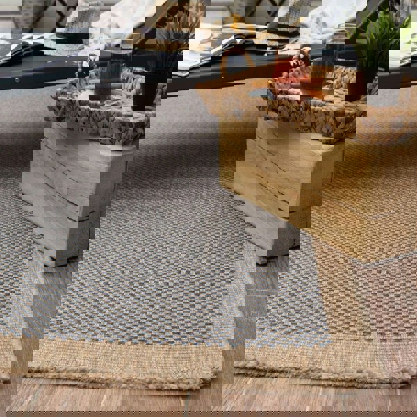 Nature Blue outdoor rug moisture and UV protected