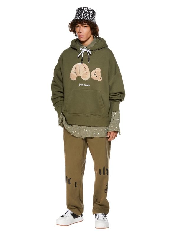 Palm Angels Kill The Bear Hoodie - Green