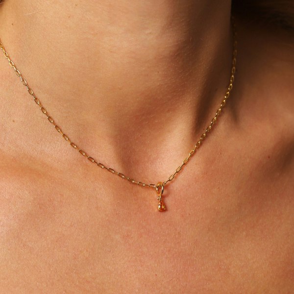 Gold Trip November Birthstone Necklace
