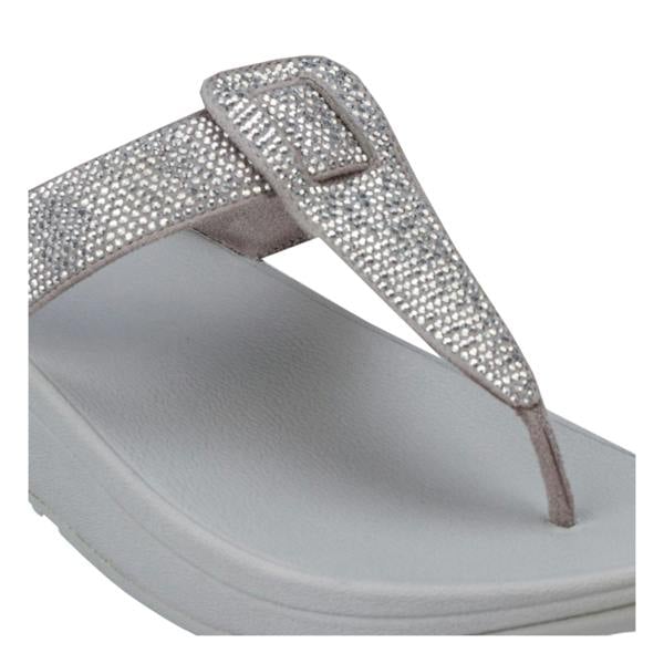 Fit Flop Womens/Ladies Isabelle Toe Post Sandals - Silver - 
