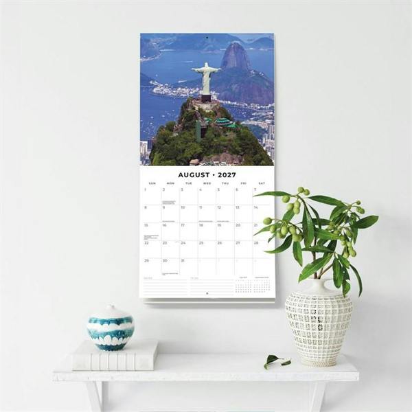 Brazil Calendar 2027, Wall Calendars, Month To View, Travel, Gift