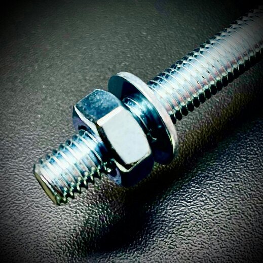 Fixaball Chemical Anchor Resin Studs Plain End Chisel Tip Grade 5.8 Zinc BZP