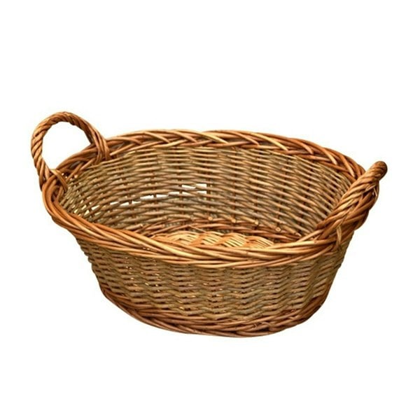 Oval Wicker Tray