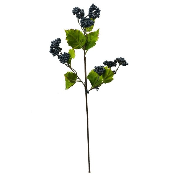 Leaf 65cm Grape Leaf Foliage Spray with Berries Artificial