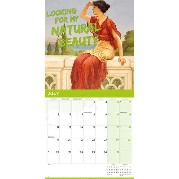 Santoro's Master Pieces, Seize The Day Calendar 2027, Wall Calendars, Month To View, Art, Gift