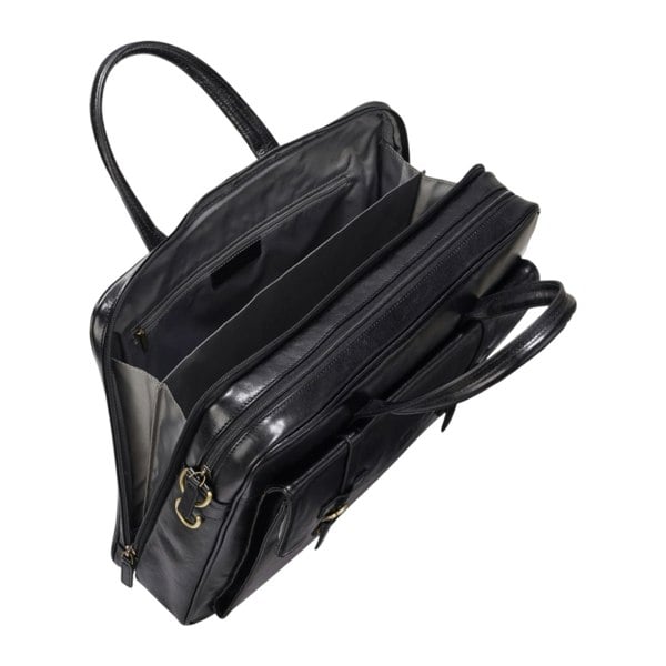 Infinity Leather Belmont - Vintage Genuine Leather Laptop Bag Briefcase